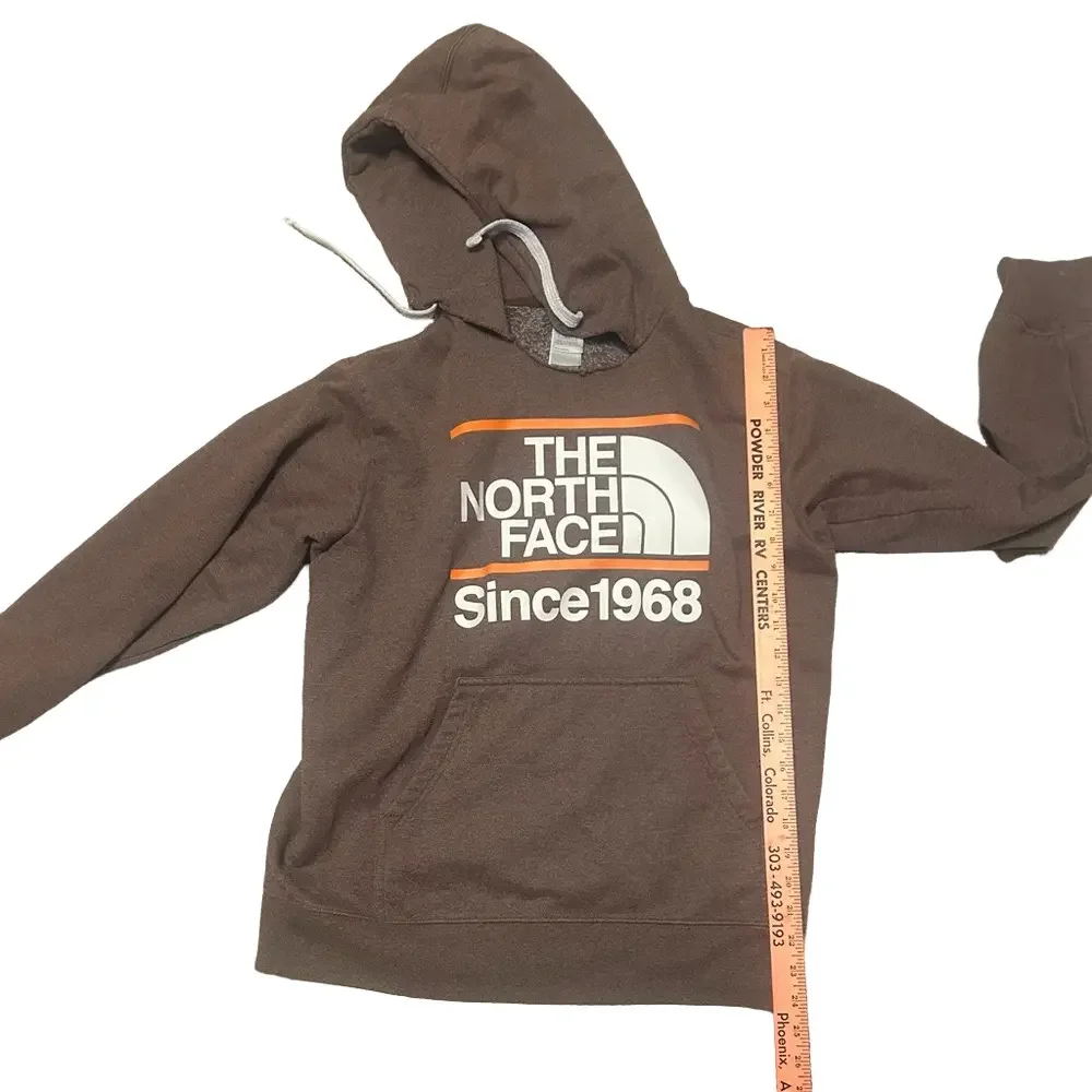 The North Face Brown Sweatshirt Hoodie Classic Design